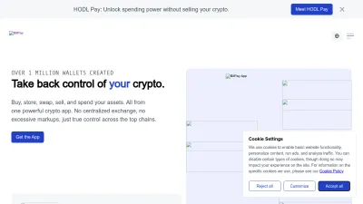 Screenshot of Bitpay.com