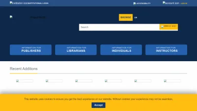 Screenshot preview of muse.jhu.edu