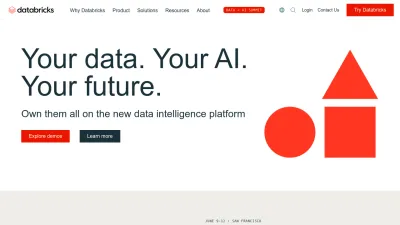 Screenshot preview of databricks.com