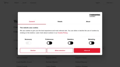Screenshot of Polar.com