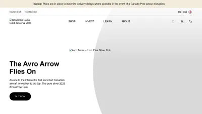 Screenshot of Mint.ca