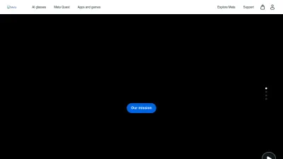 Screenshot of About.meta.com