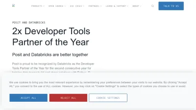 Screenshot preview of posit.co