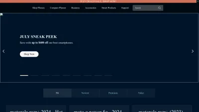 Screenshot preview of motorola.com