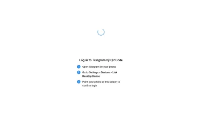 Screenshot of Web.telegram.org