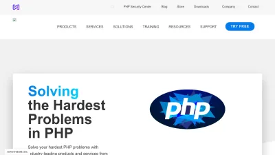 Screenshot preview of zend.com