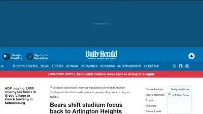 Screenshot of Dailyherald.com