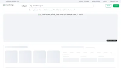 Screenshot preview of tokopedia.com