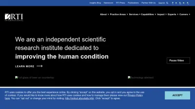 Screenshot preview of rti.org