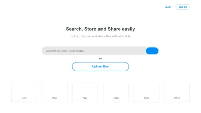 Screenshot of 4shared.com