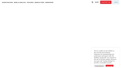 Screenshot of Dailymaverick.co.za