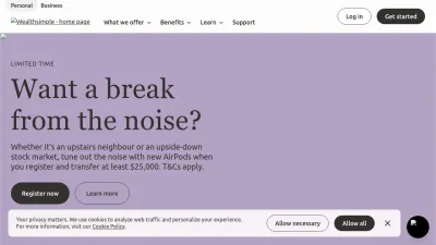 Screenshot of Wealthsimple.com