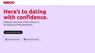 Screenshot preview of badoo.com