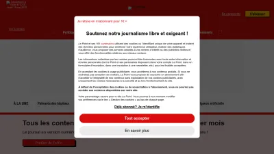 Screenshot of Lepoint.fr