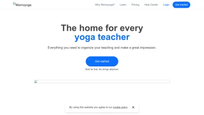 Screenshot of Momoyoga.com