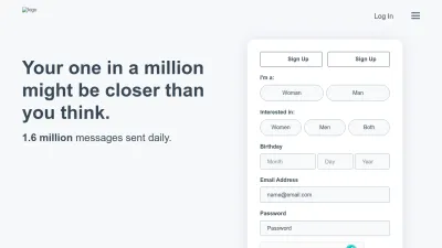 Screenshot preview of zoosk.com