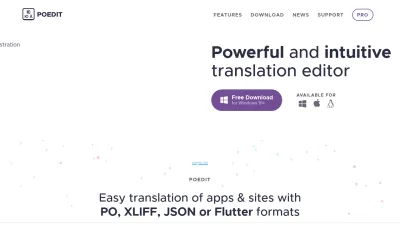 Screenshot of Poedit.net