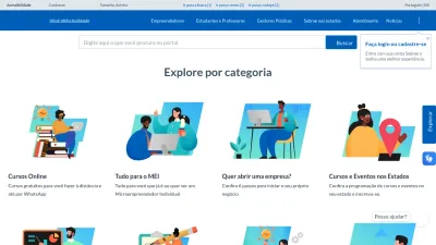 Screenshot preview of sebrae.com.br