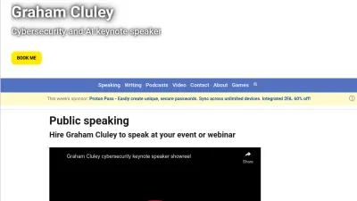 Screenshot of Grahamcluley.com