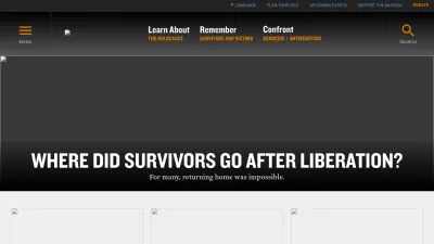 Screenshot of Ushmm.org