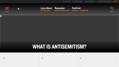 Screenshot preview of ushmm.org