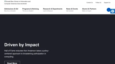 Screenshot of Ics.uci.edu
