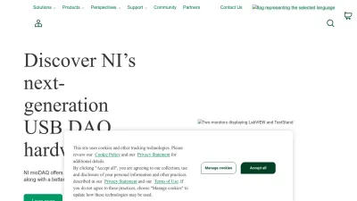 Screenshot preview of ni.com