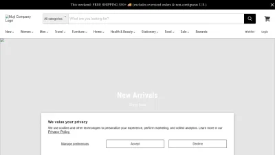 Screenshot preview of muji.us