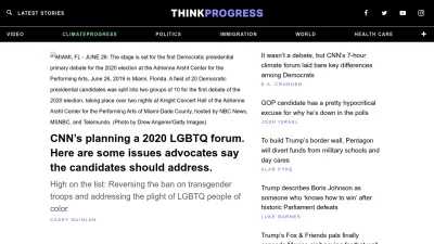 Screenshot of Thinkprogress.org