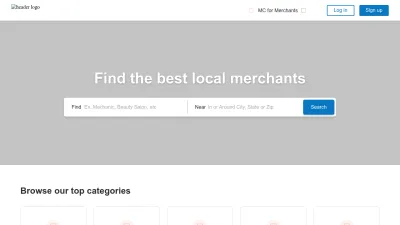 Screenshot preview of merchantcircle.com