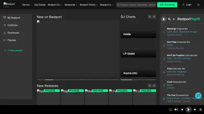 Screenshot of Beatport.com
