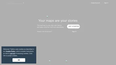 Screenshot of Tripline.net