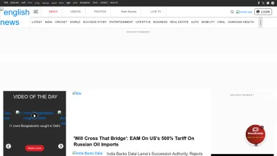 Screenshot preview of zeenews.india.com