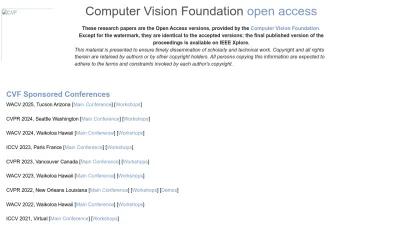 Screenshot of Openaccess.thecvf.com