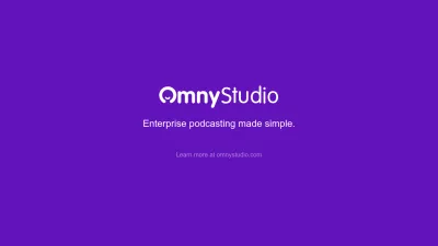 Screenshot of Omny.fm