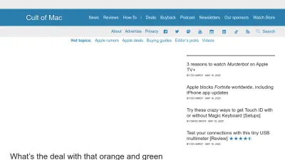Screenshot of Cultofmac.com
