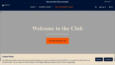 Screenshot preview of dollarshaveclub.com