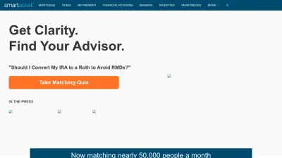Screenshot of Smartasset.com