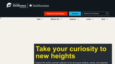 Screenshot of Airandspace.si.edu