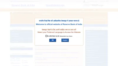 Screenshot of Rbi.org.in