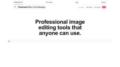 Screenshot preview of pixelmator.com