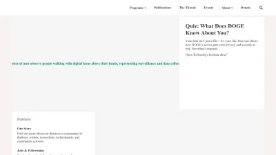 Screenshot of Newamerica.org