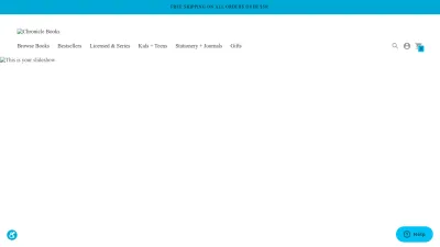 Screenshot preview of chroniclebooks.com
