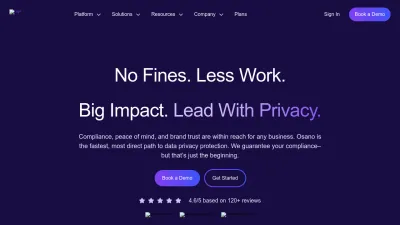 Screenshot of Osano.com