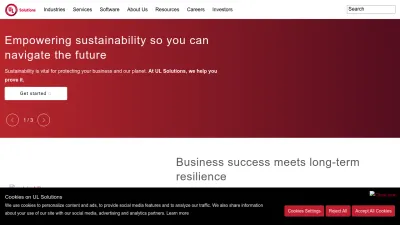 Screenshot of Ul.com