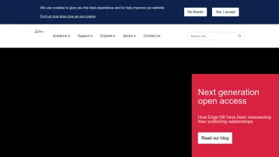 Screenshot of Jisc.ac.uk