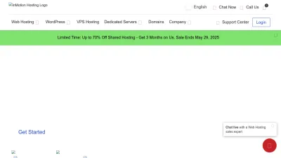 Screenshot preview of inmotionhosting.com