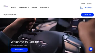 Screenshot of Onstar.com
