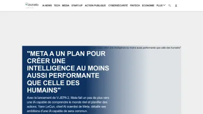Screenshot preview of journaldunet.com