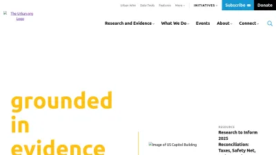 Screenshot preview of urban.org